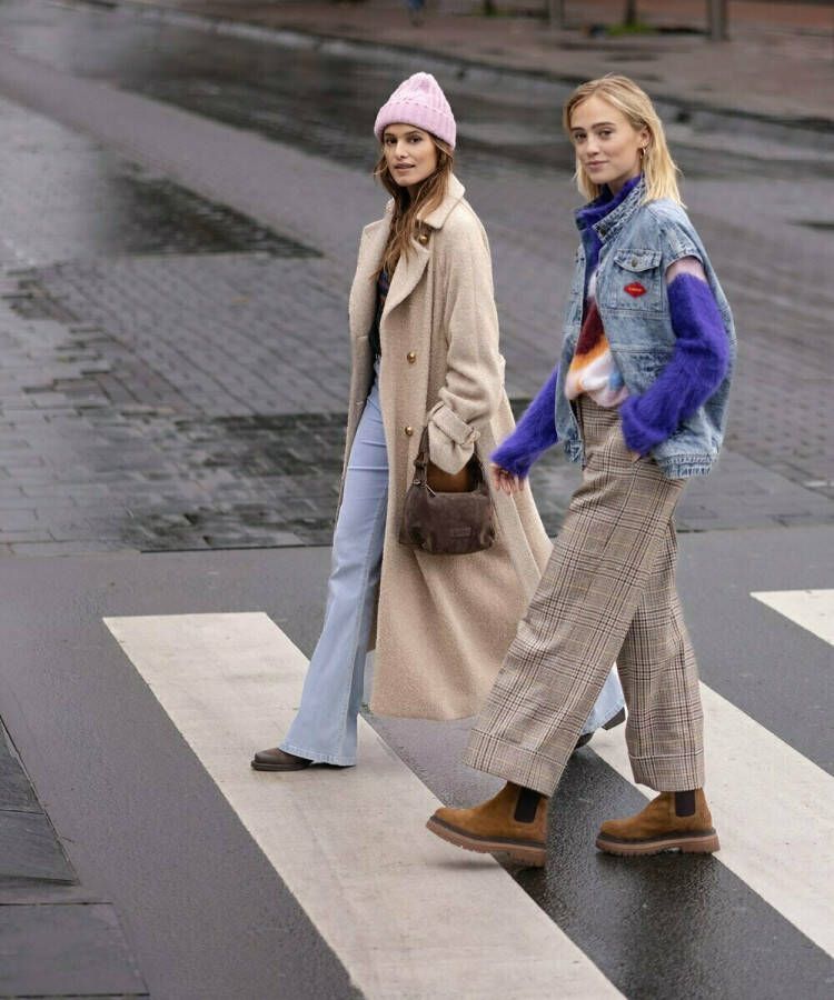 Shabbies Amsterdam Chelsea Boot Ebru Bruin Dames Laarzen