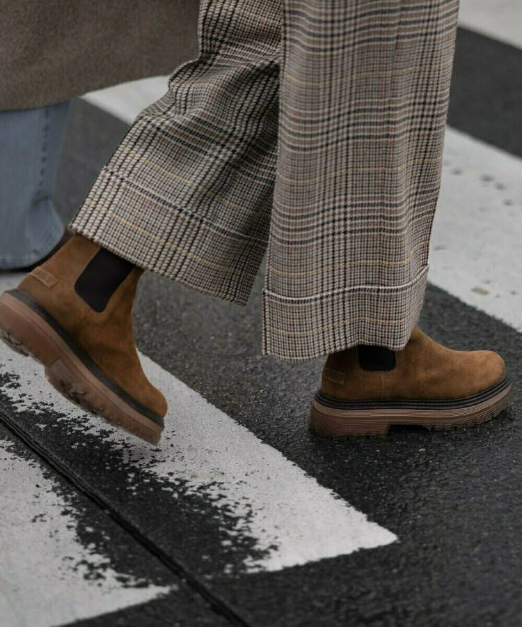 Shabbies Amsterdam Chelsea Boot Ebru Bruin Dames Laarzen