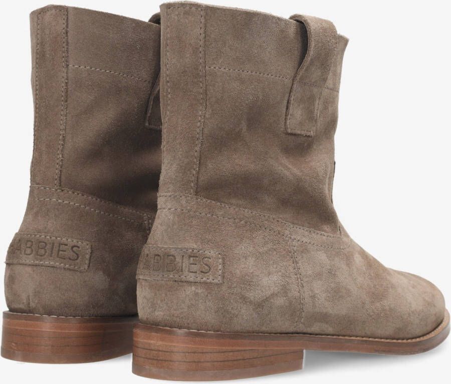 Shabbies Amsterdam Dames Enkellaars Shabbies Wendy Ankle Light Brown Taupe
