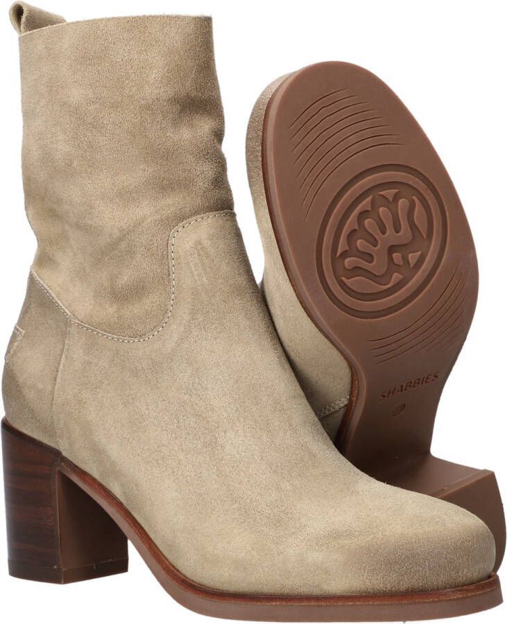 Shabbies 183020231 Enkellaarsjes Enkelboots met rits Dames Beige - Foto 12