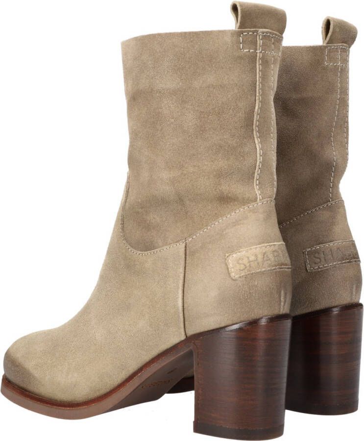 Shabbies 183020231 Enkellaarsjes Enkelboots met rits Dames Beige - Foto 6