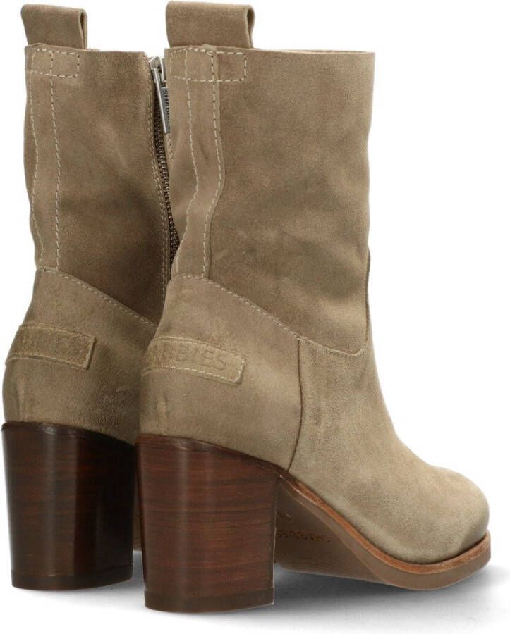 Shabbies 183020231 Enkellaarsjes Enkelboots met rits Dames Beige - Foto 7