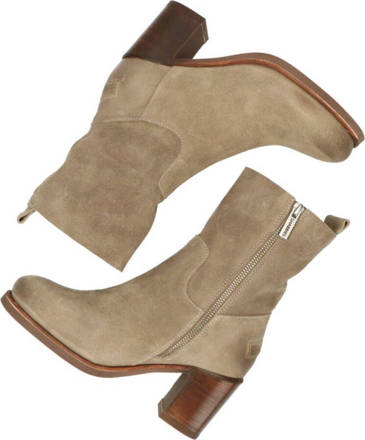 Shabbies 183020231 Enkellaarsjes Enkelboots met rits Dames Beige - Foto 9