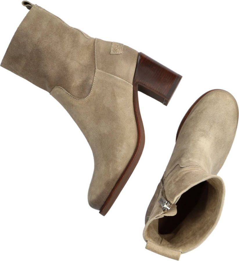 Shabbies 183020231 Enkellaarsjes Enkelboots met rits Dames Beige - Foto 10