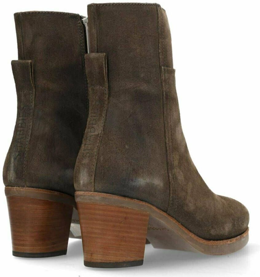 Shabbies Amsterdam Enkellaars Lieve Taupe Dames Laarzen