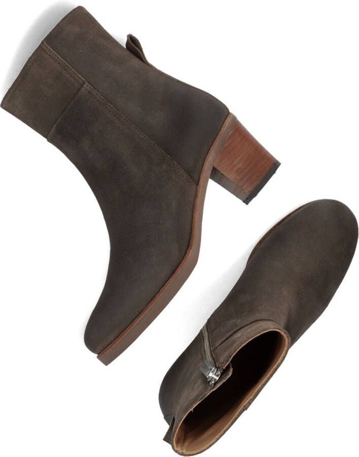 Shabbies Amsterdam Enkellaars Lieve Taupe Dames Laarzen