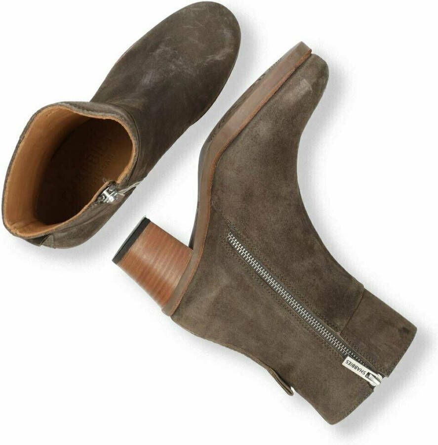 Shabbies Amsterdam Enkellaars Lieve Taupe Dames Laarzen