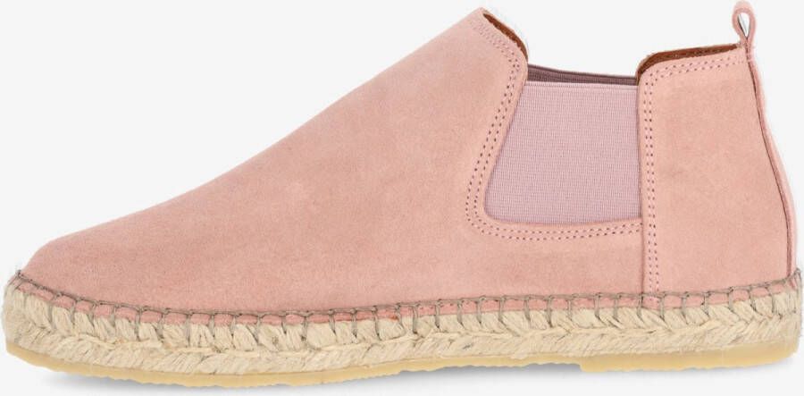 Shabbies Amsterdam Espadrille Elche Chelsea Zacht Roze