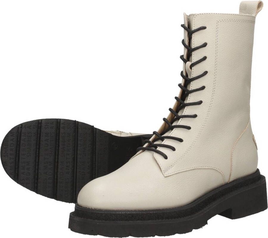 Shabbies Amsterdam Miki dames veterboot Ecru