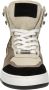 Shabbies Amsterdam Revin leren sneakers taupe bruin - Thumbnail 5