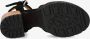SHABBIES Sandalen Dames 163020155 Shs1171 Maat: 38 Materiaal: Suède Kleur: Zwart - Thumbnail 8