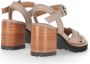 Shabbies Amsterdam Shabbies 163020114 Sandalen Dames Taupe - Thumbnail 12