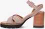 Shabbies Amsterdam Shabbies 163020114 Sandalen Dames Taupe - Thumbnail 13