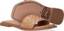 SHABBIES Slippers Dames 170020171 Maat: 38 Materiaal: Leer Kleur: Camel - Thumbnail 8