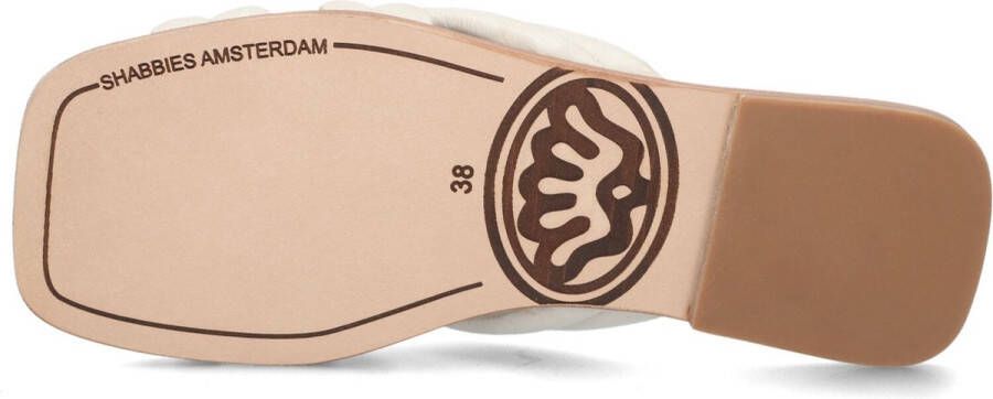 Shabbies Amsterdam Shabbies 170020249 Slippers Dames Wit - Foto 7