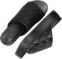 Shabbies Amsterdam Wickerwork chunky Sandals 170020260 Slippers Dames Zwart - Thumbnail 9