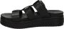 SHABBIES Slippers Dames 170020404 Shs1406 Maat: 38 Materiaal: Leer Kleur: Zwart - Thumbnail 8