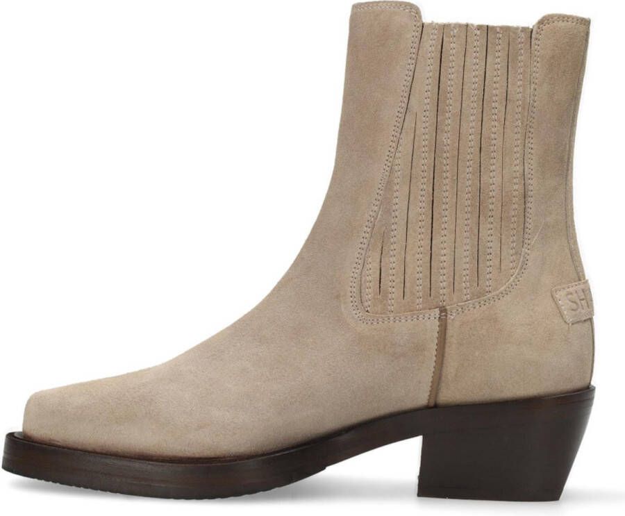 Shabbies Amsterdam Shabbies 182020384 Enkellaarsjes Enkelboots Dames Beige