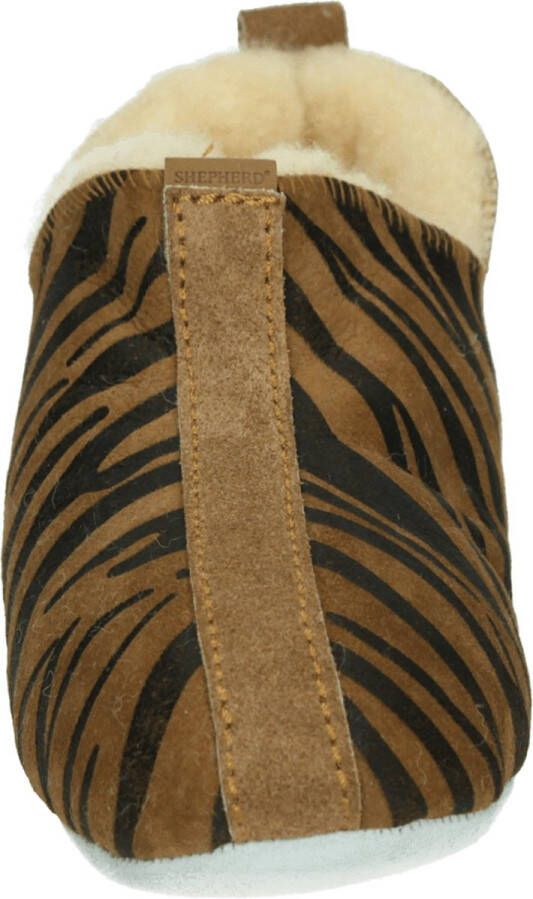 SHEPHERD OF SWEDEN Shepherd LINA~6202449~~~~~~~~~~~~~~~~~~ Dames pantoffels Bruin - Foto 3