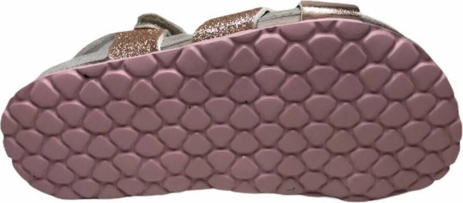 SHO.E.B.76 meisje glitter sandalen 0602 AE4 rosegoud