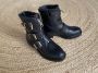 Shoekueen Dames Laarzen Gespen Rits - Thumbnail 3
