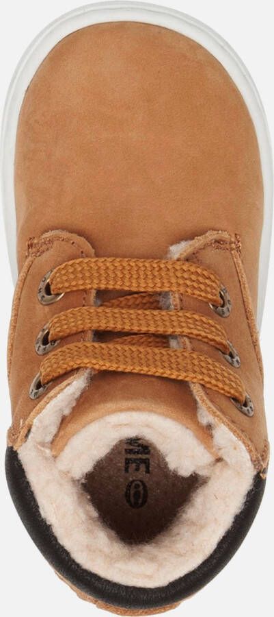 Shoesme Baby Babysneakers Jongens Brown Leer