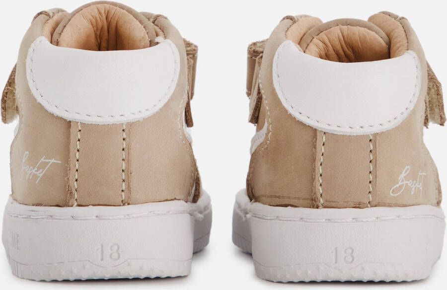 Shoesme Baby Babysneakers Taupe Leer - Foto 4