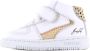 Shoesme Baby Babysneakers white gold Leer - Thumbnail 4