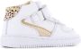 Shoesme Baby Babysneakers white gold Leer - Thumbnail 5