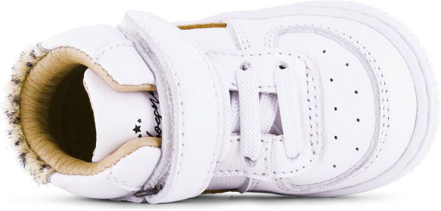 Shoesme Baby Babysneakers Meisjes white gold Leer