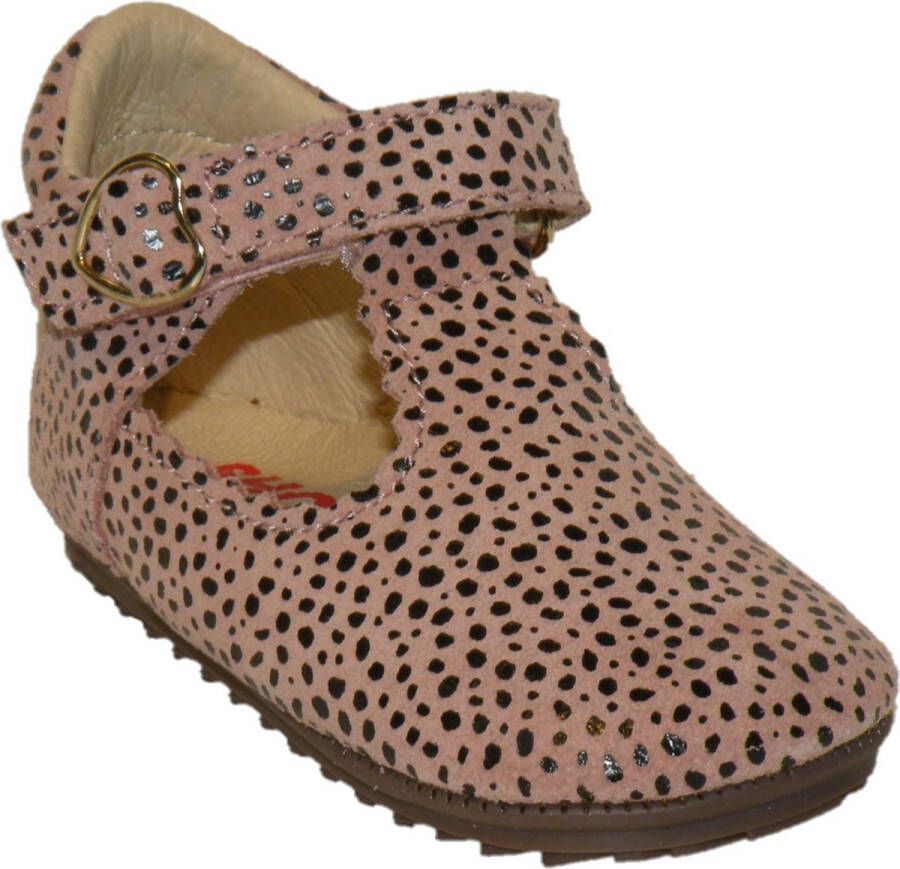 Shoesme Baby Ballerina schoenen Meisjes Pink Dots Leer