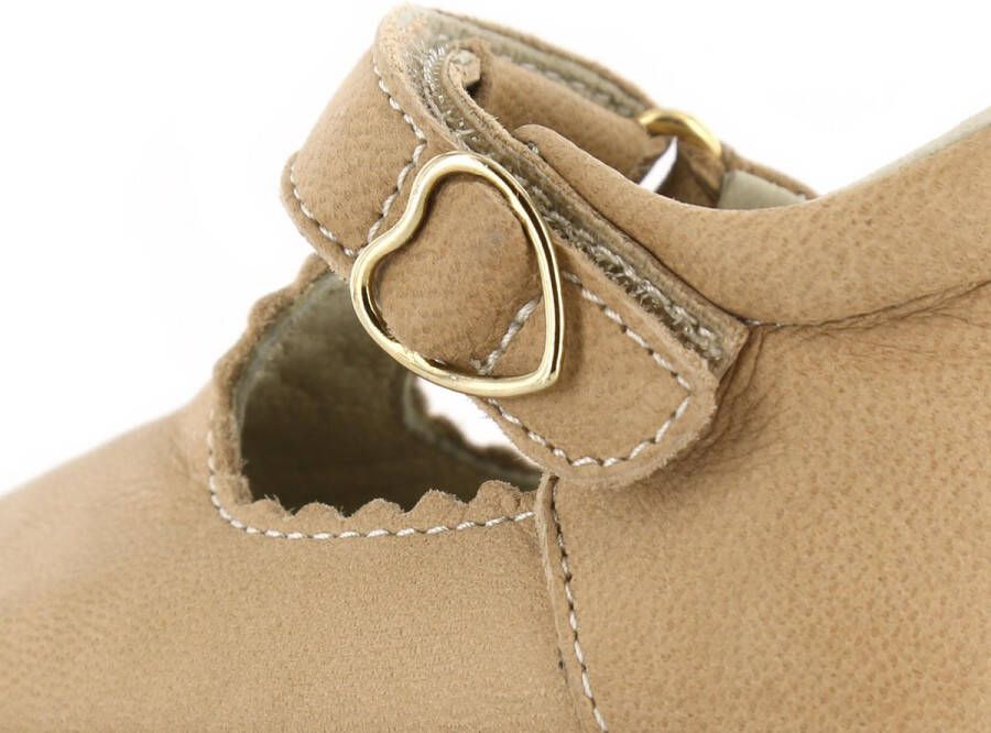 Shoesme Baby Ballerina schoenen Meisjes Taupe Leer