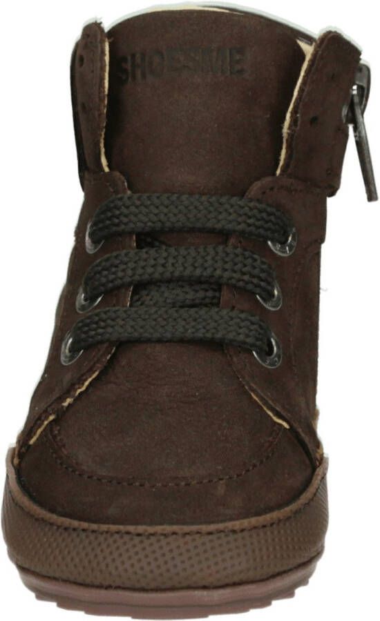 Shoesme Baby Eerste stapschoenen Jongens Dark Brown Leer