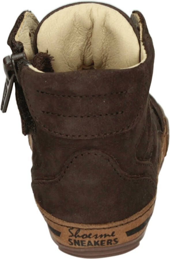 Shoesme Baby Eerste stapschoenen Jongens Dark Brown Leer