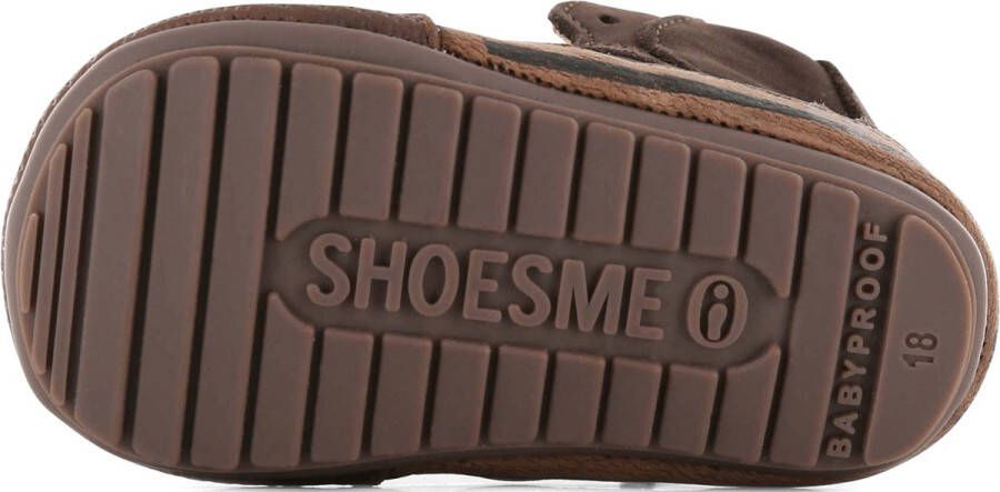 Shoesme Baby Eerste stapschoenen Jongens Dark Brown Leer