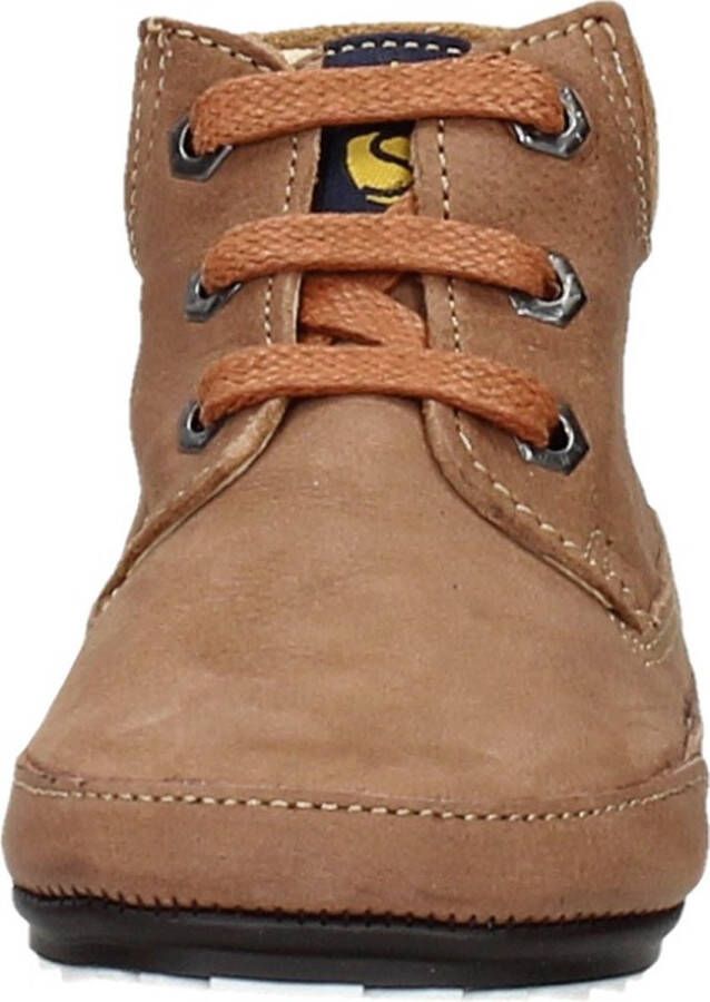 Shoesme Baby Veterschoenen Meisjes jongens Cognac Leer