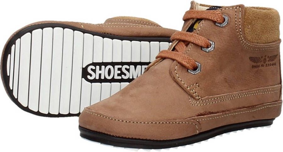 Shoesme Baby Veterschoenen Meisjes jongens Cognac Leer