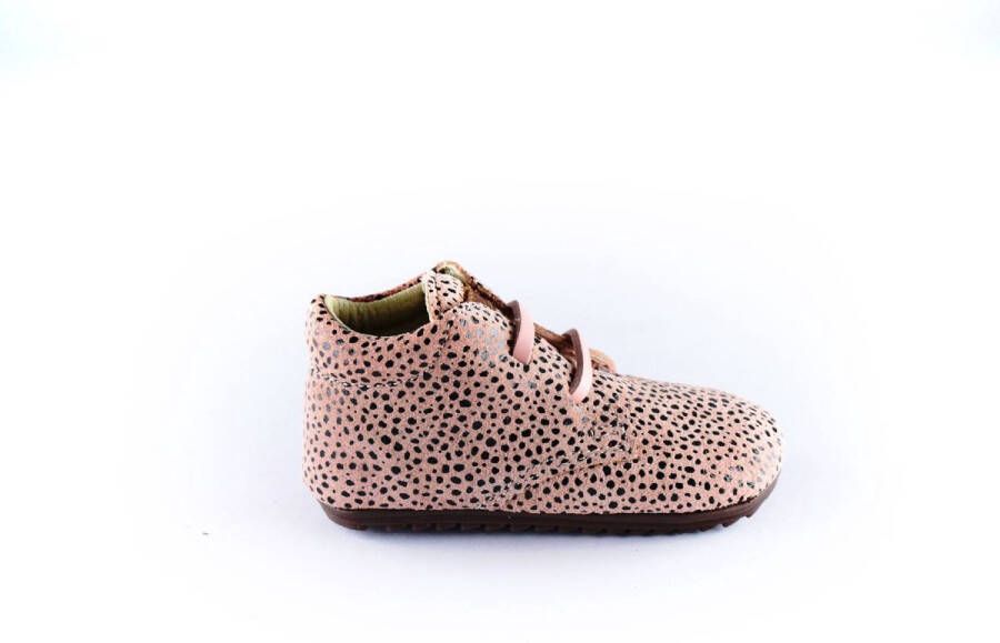 Shoesme Baby Veterschoenen Meisjes Rosa Leer