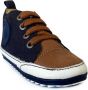 Shoesme BP21W031 A leren babyschoenen blauw cognac - Thumbnail 9