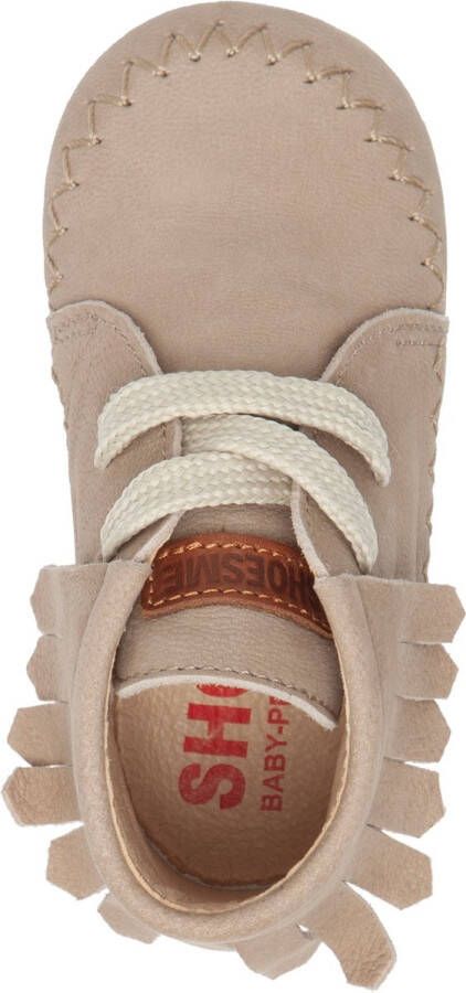 Shoesme Babyschoenen taupe Leer