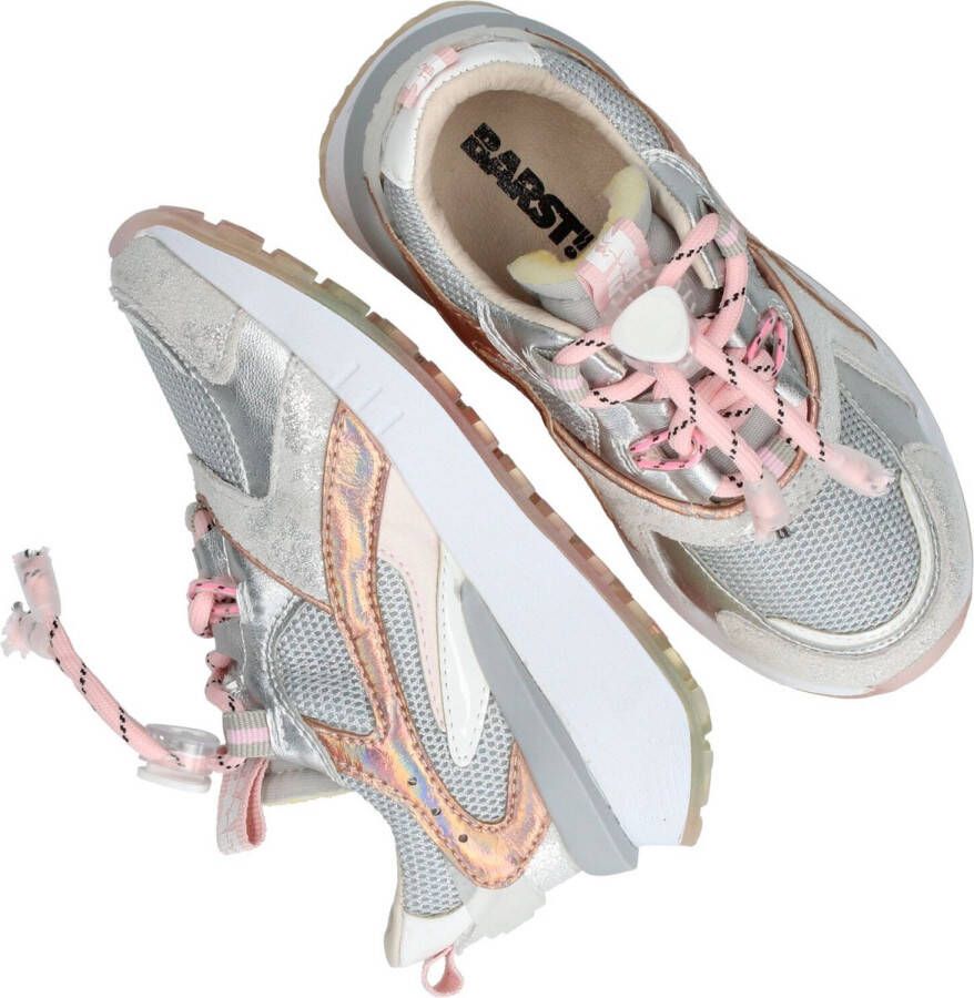 Shoesme Barst by Sneakers Laag zilver