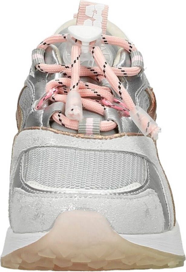 Shoesme Barst by Sneakers Laag zilver
