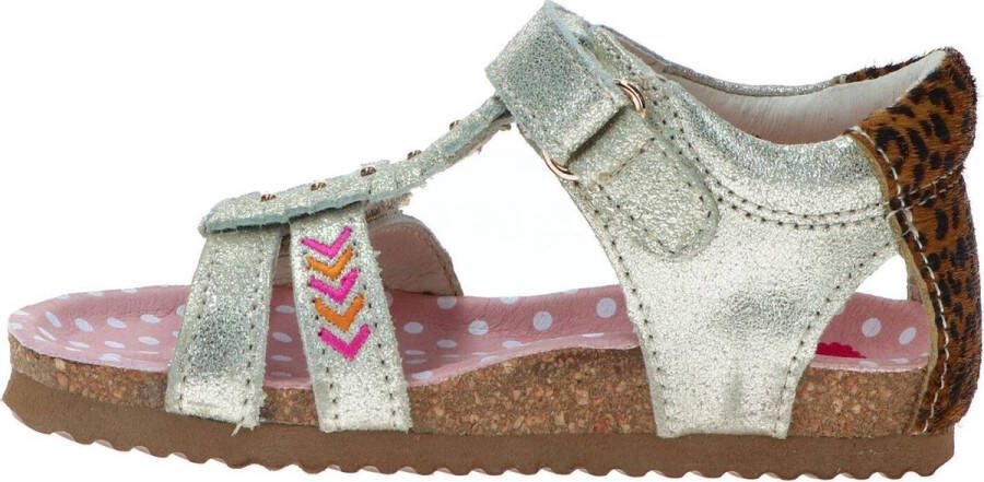 Shoesme BI21S092-A leren sandalen cognac Bruin Meisjes Leer Hartjes 28 - Foto 13