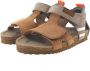 Shoesme leren sandalen grijs cognac Bruin Jongens Leer Meerkleurig 21 - Thumbnail 3