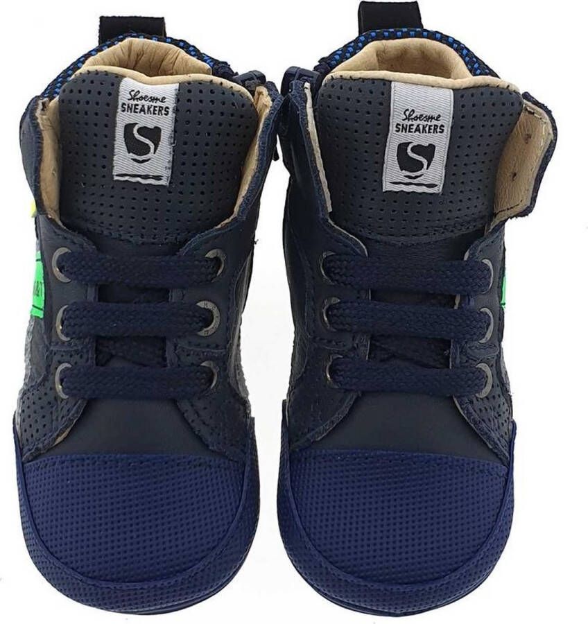 Shoesme Bp21w109 Babyschoenen Babyslofjes Jongens Blauw