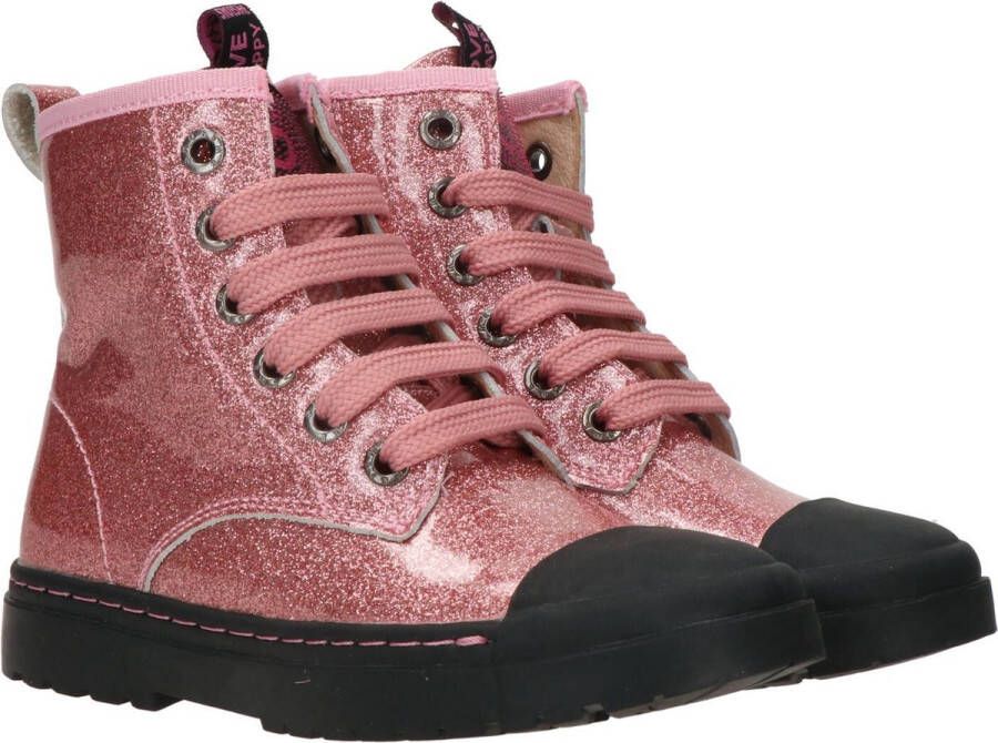 Shoesme veterboot Veterschoenen Meisje roze - Foto 10