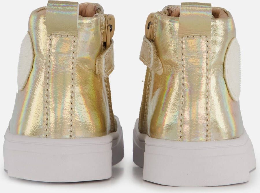 Shoesme Enkelboots Meisjes Shiny Gold Leer