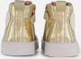 Shoesme SH24S007 Shiny Gold Sneakers hoge-sneakers - Thumbnail 3