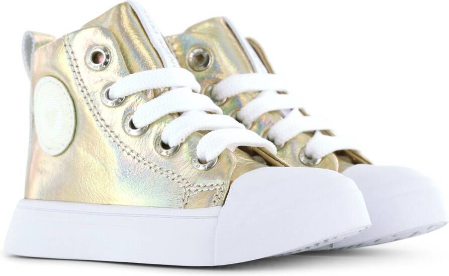 Shoesme Enkelboots Meisjes Shiny Gold Leer