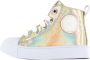 Shoesme SH24S007 Shiny Gold Sneakers hoge-sneakers - Thumbnail 8